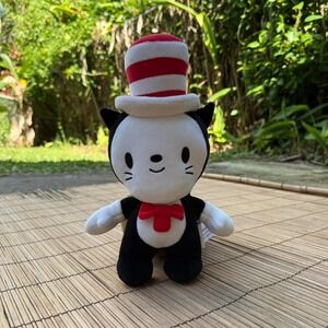 Dr. Seuss Cat in the‎ Hat Plush Toy Universal Studios 2022 Official 12"